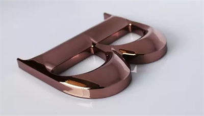 金屬字表面也能發光? 金屬字表面也能發光?